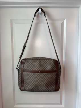 GUCCI Diamante Coated Canvas Messenger Bag
